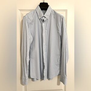 Rhoback Men's Blue Checkered Shirt